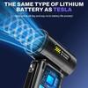 LED Display Mini Turbo Jet Fan High Speed Turbo Violent Fan Electric Air Duster  Pet Blow Drying
