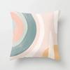 Nordic Light Pink Yellow Geometry Cushion Cover Abstract Art Polyester Pillowscase Simple Modern Couch Decorative Pillow Covers
