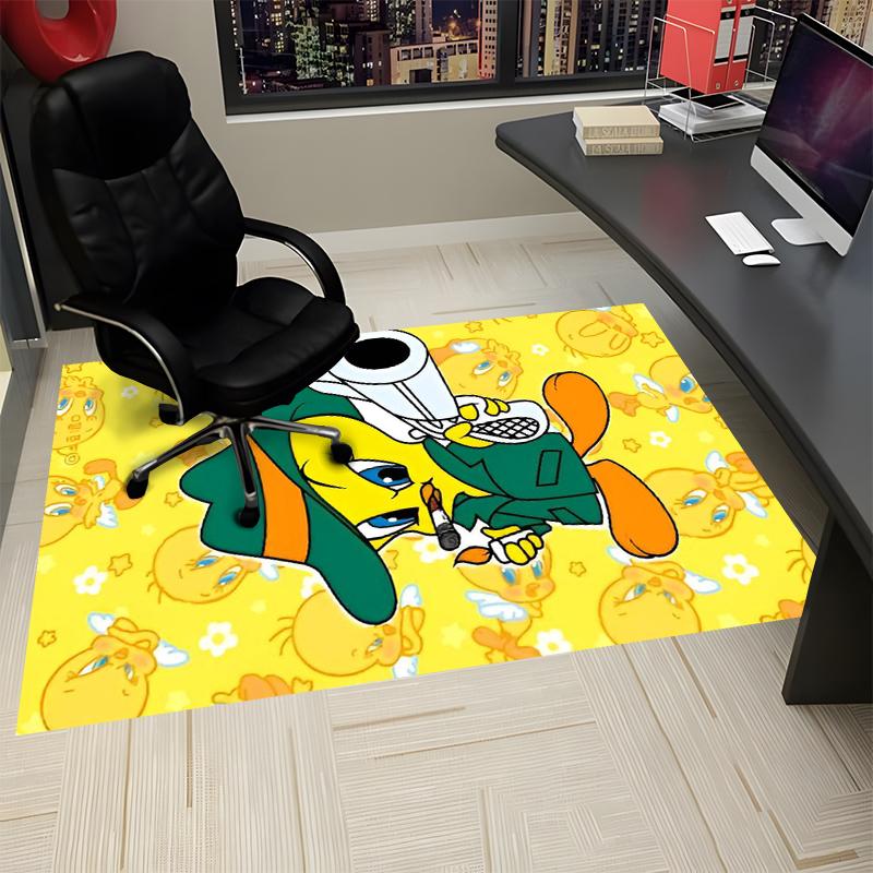 Tweety Printed Carpet, Rug for Office Chair Living Room Bedroom Kitchen Room Decor Gifts.