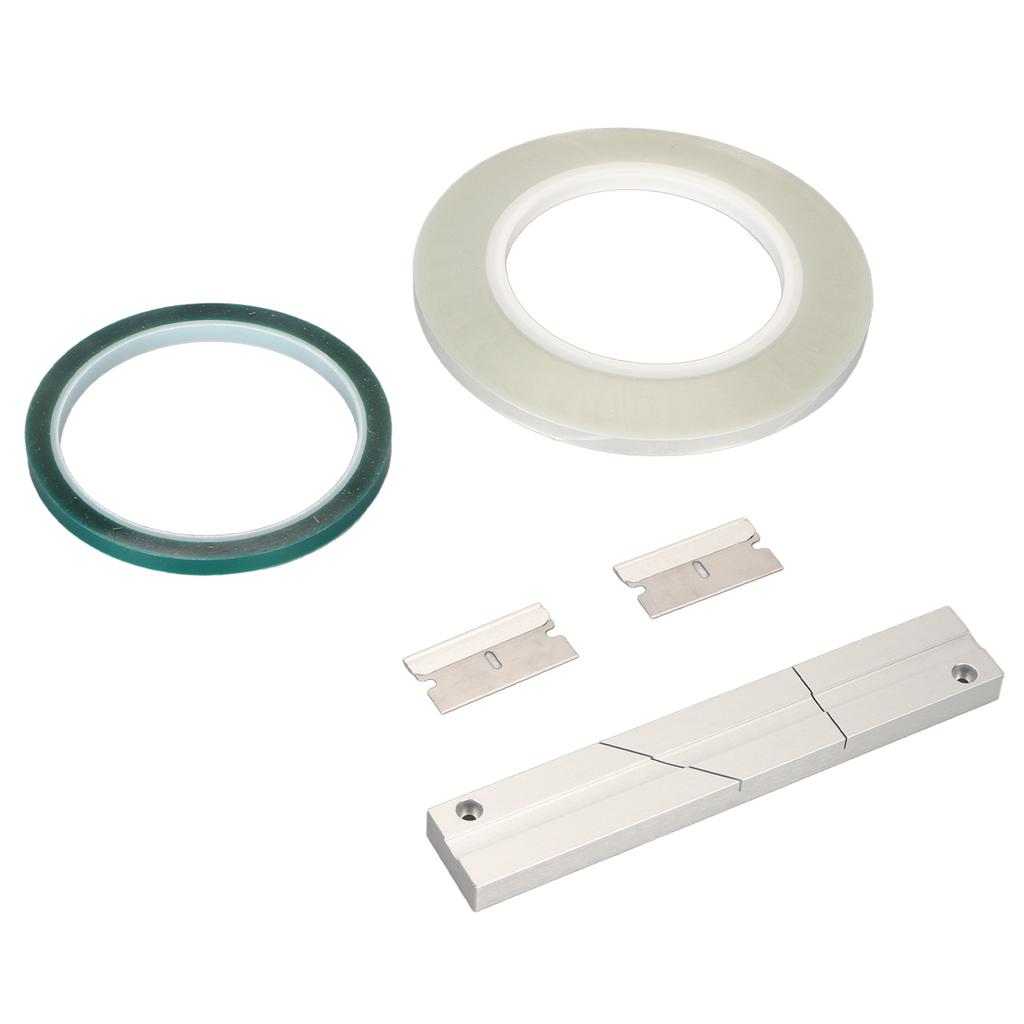 1 4 10 Inch Splicing Block Kit Aluminum Open Reel Tape Media with Splicing Tape er Tape Media Blade for Revoxsonido