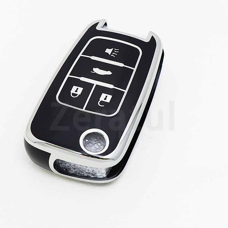 2345 Buttons Car Key Case Cover For Chevrolet Chevy Malibu Camaro Cruze Impala Equinox Volt Spark Sonic Gmc Buick Encore Terrain