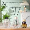 Modern Glass Aroma Diffuser Bottle with Rattan Sticks, No Fire Needed - Thickened Glass for High Aesthetic Appeal