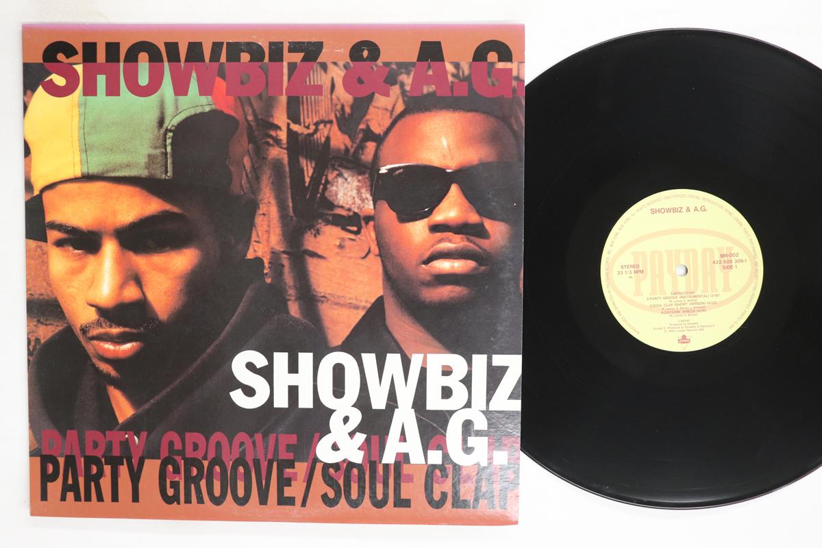 

12inch Record SHOWBIZ A.G. Party Groove Soul Clap 4228283091MR00 London Japan Rap HipHopRB Used