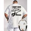 Nuova T-shirt Casual Estiva da Uomo con Stampa, Girocollo, Manica Corta, Fresca e Comoda, Fantasia Chitarra, per Attività all'Aperto