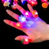 Led  Light  Ring Cute Colorful Lights Flash Ring Toys For Children With Battery