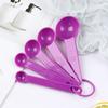 5Pcs Great Helper Baking Cooking Tools Plastic Measuring Spoon Measuring Ladle With Scale