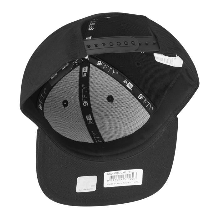 Casquette Snapback - New Era - 9Fifty - Tampa Bay Buccaneers - Noir - Laine 100% - Ajustable