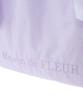 Maison De FLEUR Gingham Check Double Ribbon Tote Bag, Lavender, 08000341900