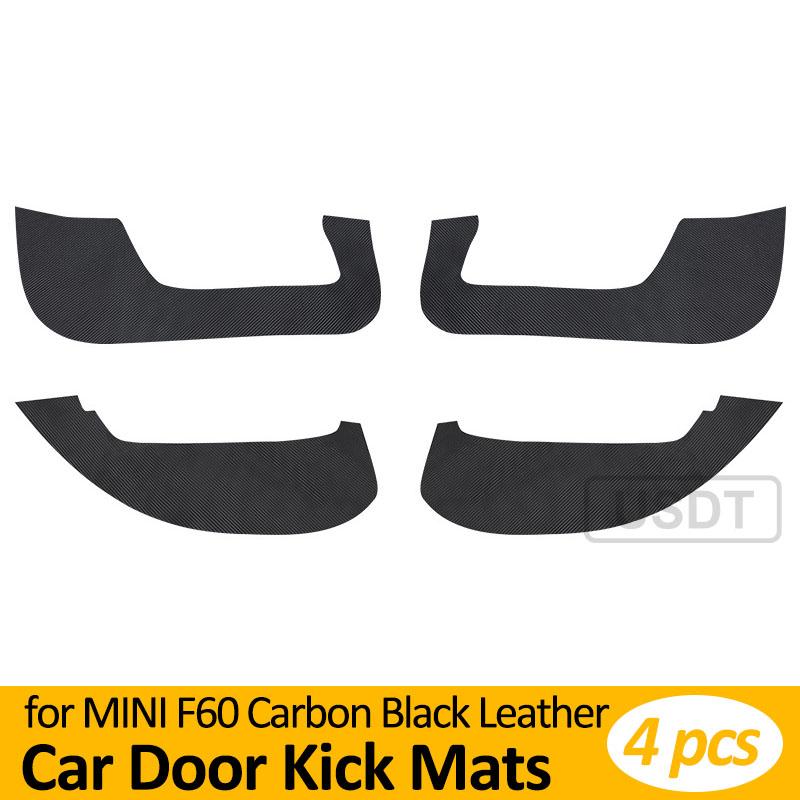 Car Door Anti Kick Mat Leather Carbon Fiber Sticker For BMW MINI Cooper F54 F55 F56 F57 F60 R56 R60 Car Accessories
