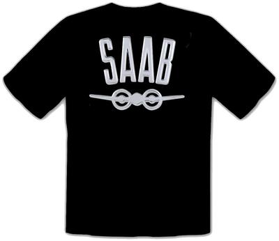 Saab Auto Auto Auto Schwarz 100% Baumwolle T-Shirt Herren T-Shirts Oberteil Vor Spaß -139-