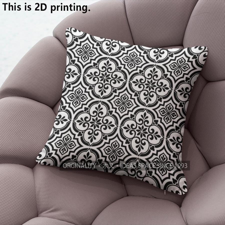 Bohemian Style Mix Print Decorative Pillow Covers Pattern Cushion Cover Suitable For Sofa Bedroom Car Pillow Cover