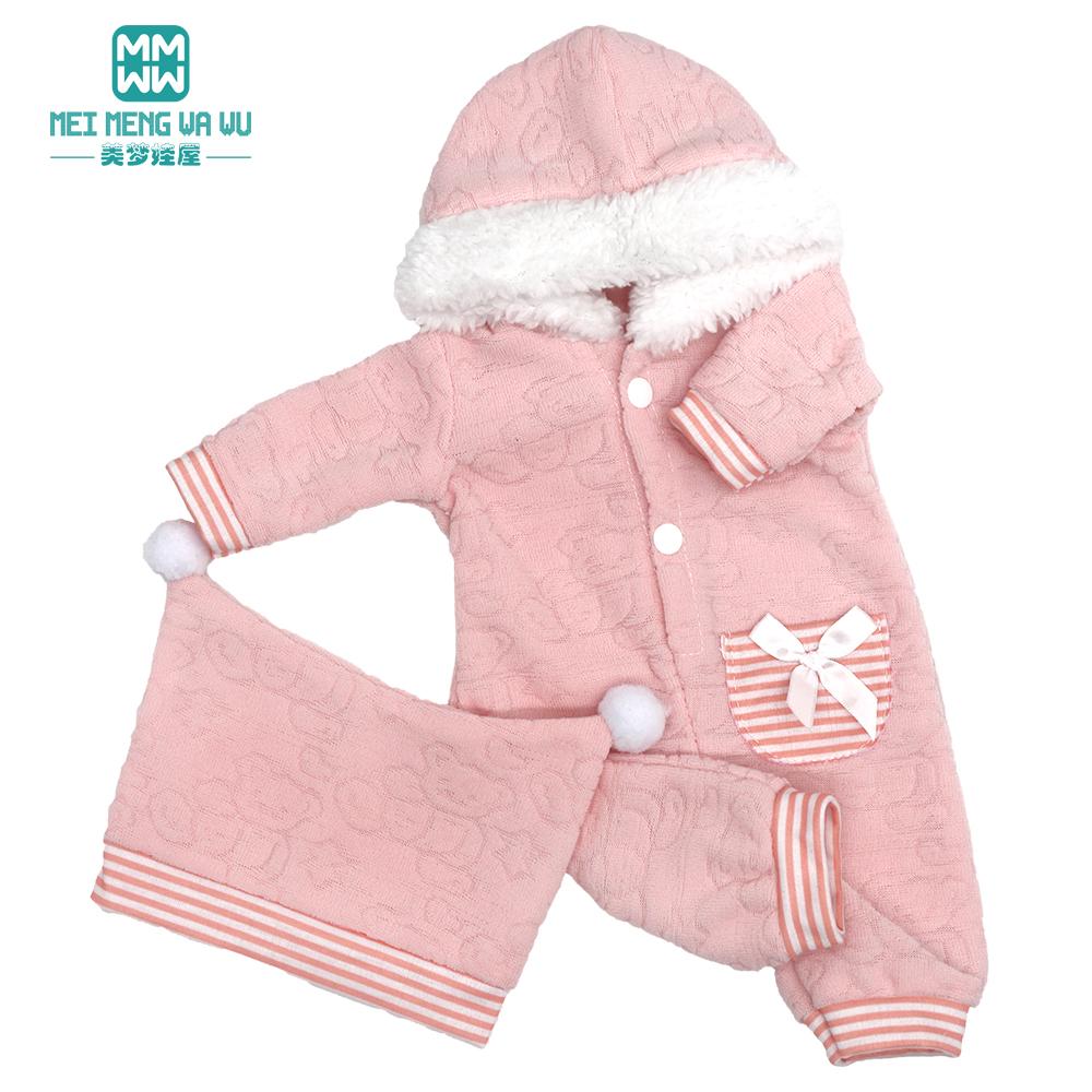 Clothes for Dolls Fits 43cm Toy New Born Doll american doll Fashion cotton jacket pink rose red white purple