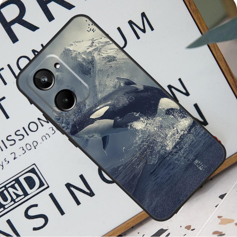 Killer Whale Orca For Realme 12 Pro Plus 9 10 11 GT5 C51 C31 C67 C55 C53 C35 C33 C30 C21Y C25s GT Neo 6 Case
