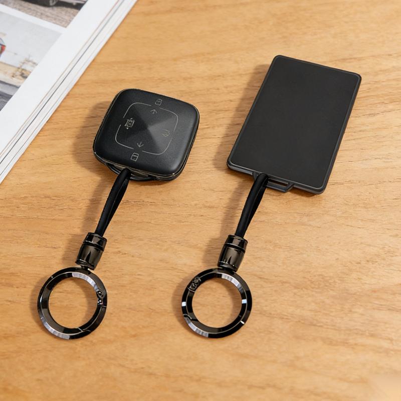 Transparent Black TPU for ZEEKR 001 007GT 7x 007 X 009 X Smart Card Remote Car Key Case Cover Holder Protector Bag Accessories