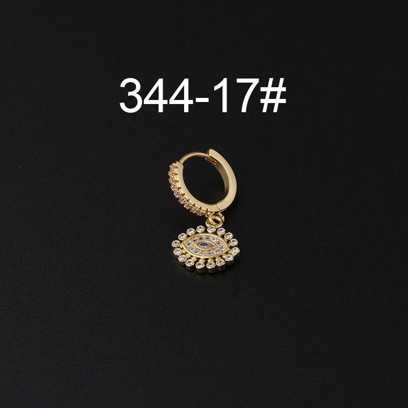 Micro-Pavé Zircon Irregular Ear Cuff Earrings