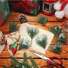 5/10Pcs Artificial Pine Needle 11CM Branch Green Plant Pine Needle for DIY Christmas Thanksgiving Wedding Home Garden Decoration