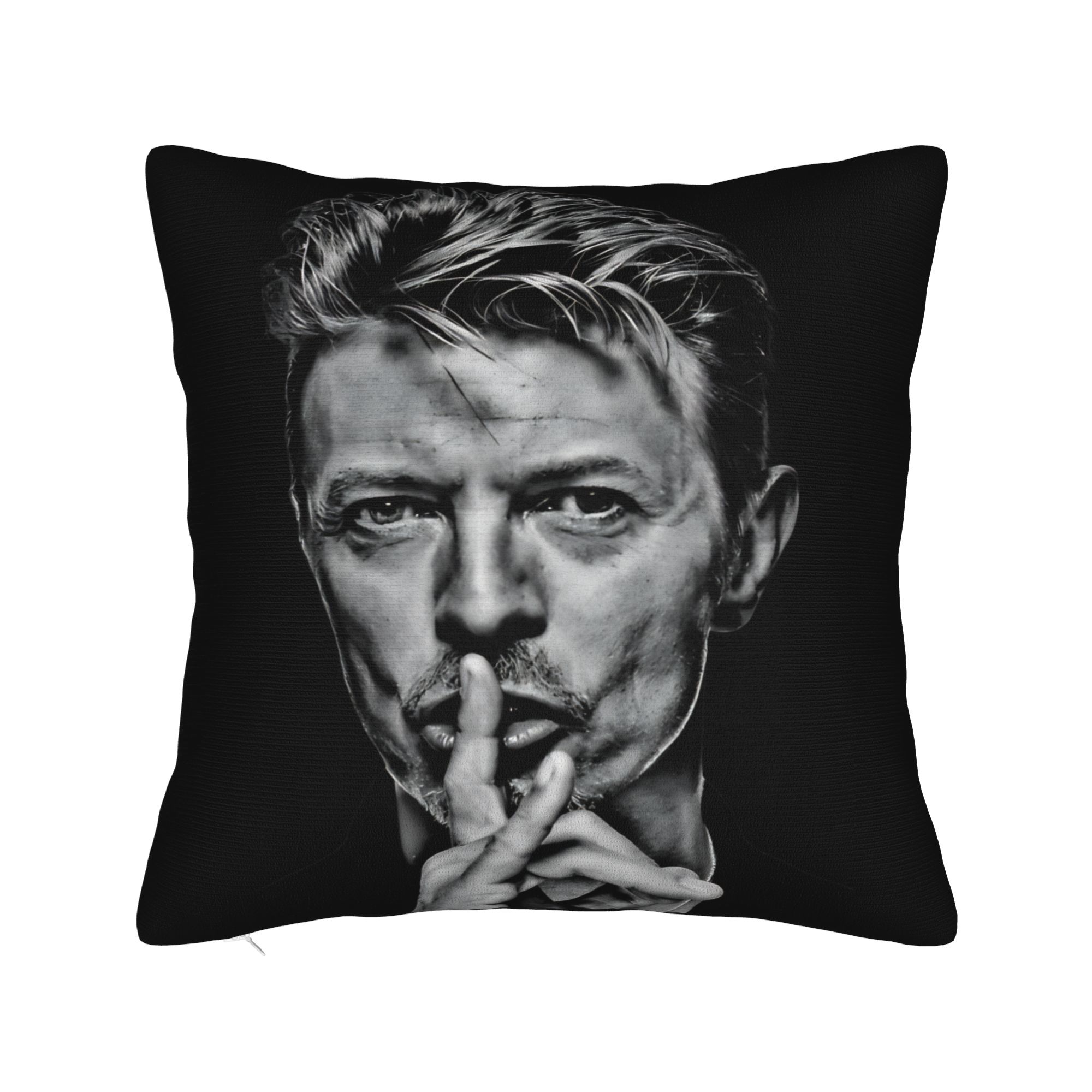 Helenal Unisex Davids Bowies Pillowcase Printed Polyester Cushion Cover Decorations Pillow Case Cover Home Zipper 40*40Cm