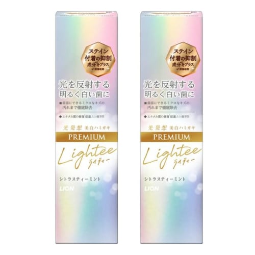 

[Набор из 2 штук] Зубная паста Lighty PREMIUM 100г Отбеливающая зубная паста с бонусом