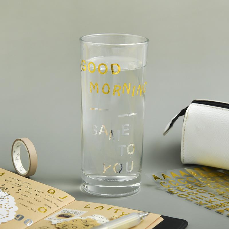 Stickere Creative cu Alfabet și Numere cu Ștanțare la Cald pentru Jurnale și Proiecte DIY