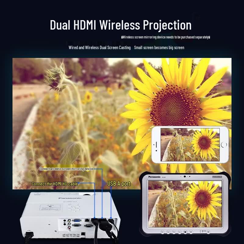 Panasonic PT-WX3401 3LCD WXGA Projector (CN version)