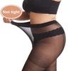 15D Stretch High Waist Pantyhose Plus Size Silk Big Women Sexy Large Thin Panty-hose Stockings Tights Black White 2XXL 4XXXL 5XL