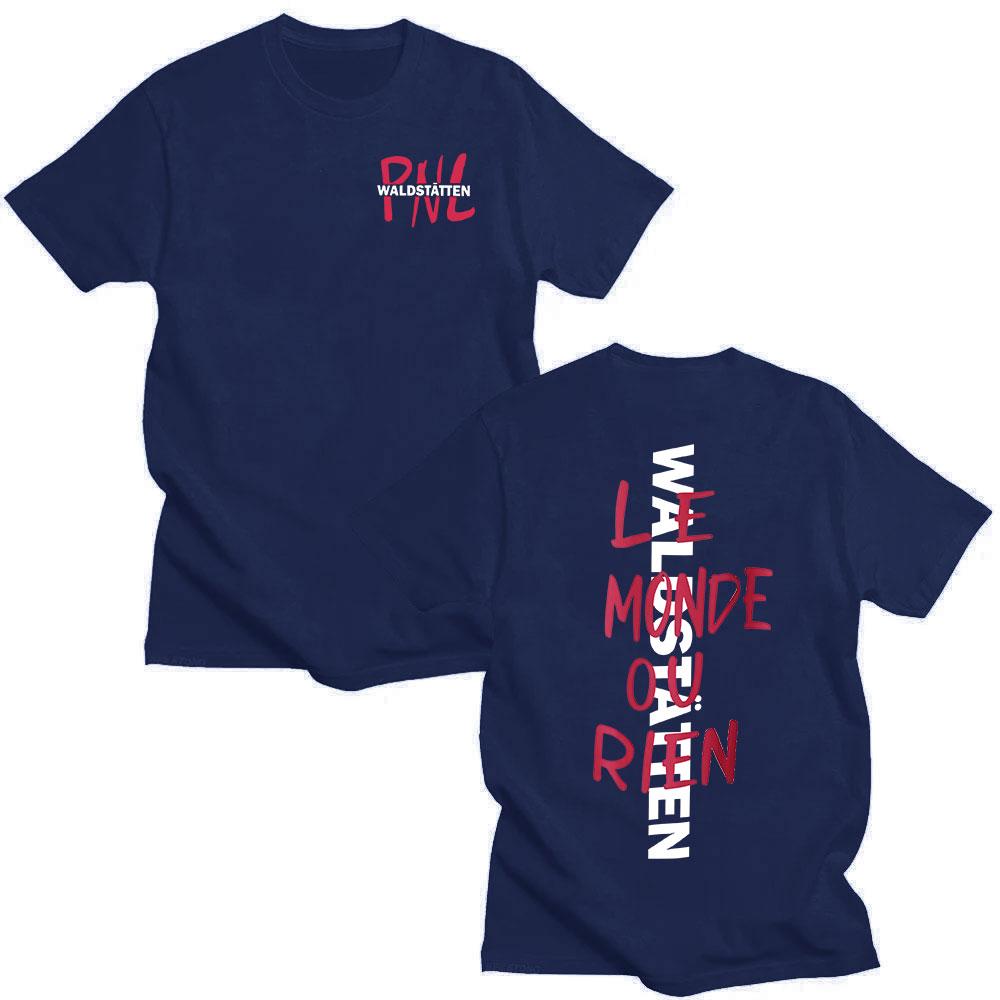 2025 Summer Rapper PNL Que La Famille Le Monde Chico Album 100 Pure Cotton Printed Tshirt Me Hip Hop Short Sleeve Casual Top