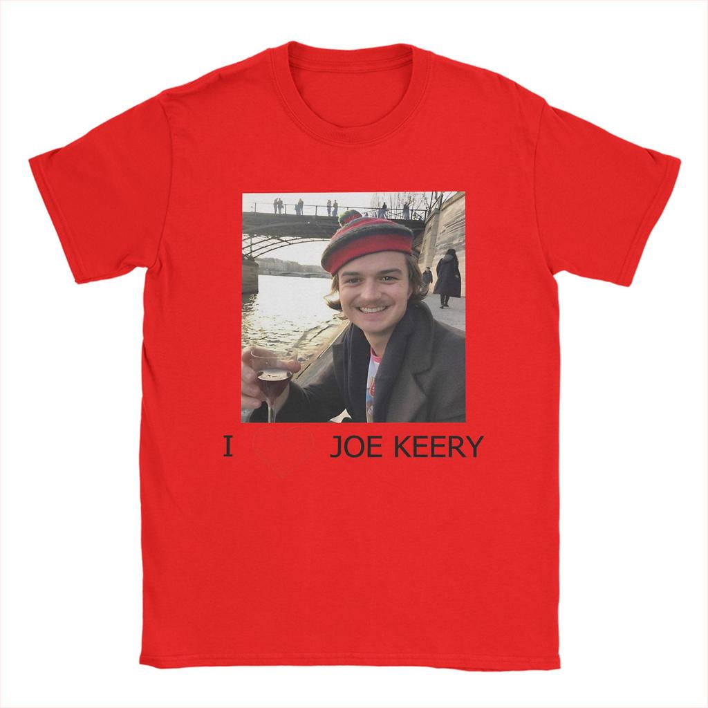 I  Joe Keery  Unisex T Shirt Djo Crazy Tee Shirt Short Sleeve Round Neck TShirts Pure Cotton Graphic Printed Tops