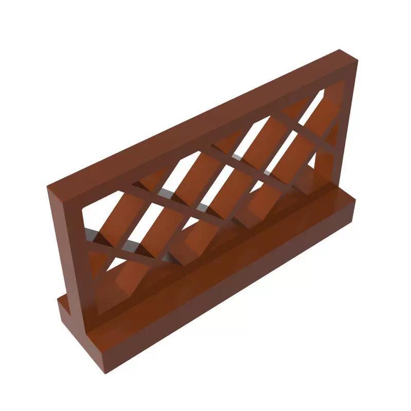 50pcs Bricks Fence 1 X 4 X 2 Compatible with 3185 Pieces of Children's Toys Assembles Building Blocks Technical