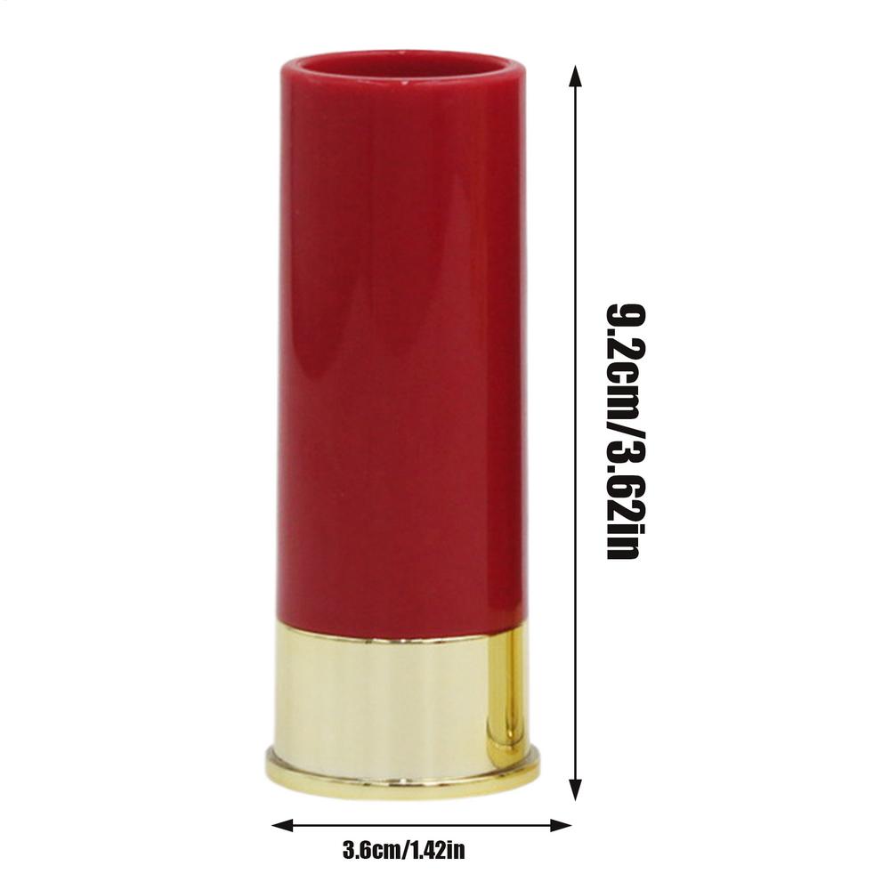 

Bullet Shot Glass Set Set Of 4 Hunter Shot Glasses 12 Gauge Novelty Shot Cups Funny Shot Glass Cups Set 1.5 Oz For Men Hunter червоний