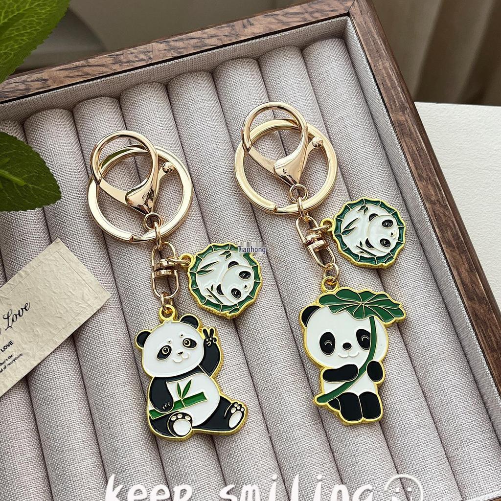 Panda Keychain: Chinese Style Cultural & Creative Cartoon Bag Pendant