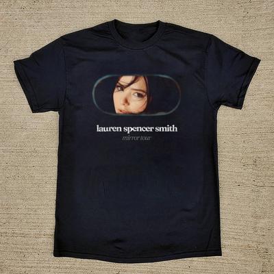 Lauren Spencer Smith Mirror Tour Black Cotton Shirt Full Size S5XL CL160 Unisex T-Shirt