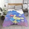 Flauschiger Fleece Anime Doppelknie Wurf Sofa Decke Übergröße Kawaii PomPomPurins Dekorative Bettdecken Heim Schlafzimmer Dekoration