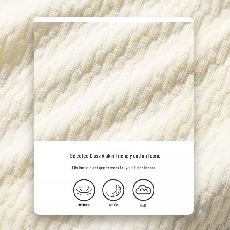 Yalu Women's Antibacterial Baby Cotton Mid-Waist Underwear 5-Pack