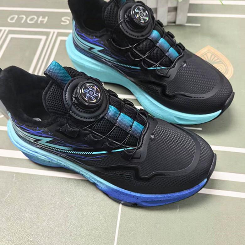 Annabelle Kids' Winter 2025 Sports Shoes: Boys' Button Running Shoes for Middle and Big Kids.