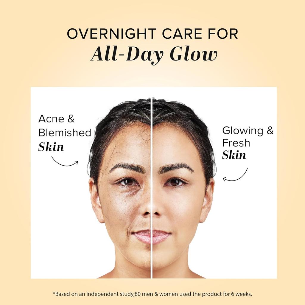 Khadi Natural Night Cream 50g Pack Skin Brightening Hydrating Anti-Aging Moisturizer for All Skin Types