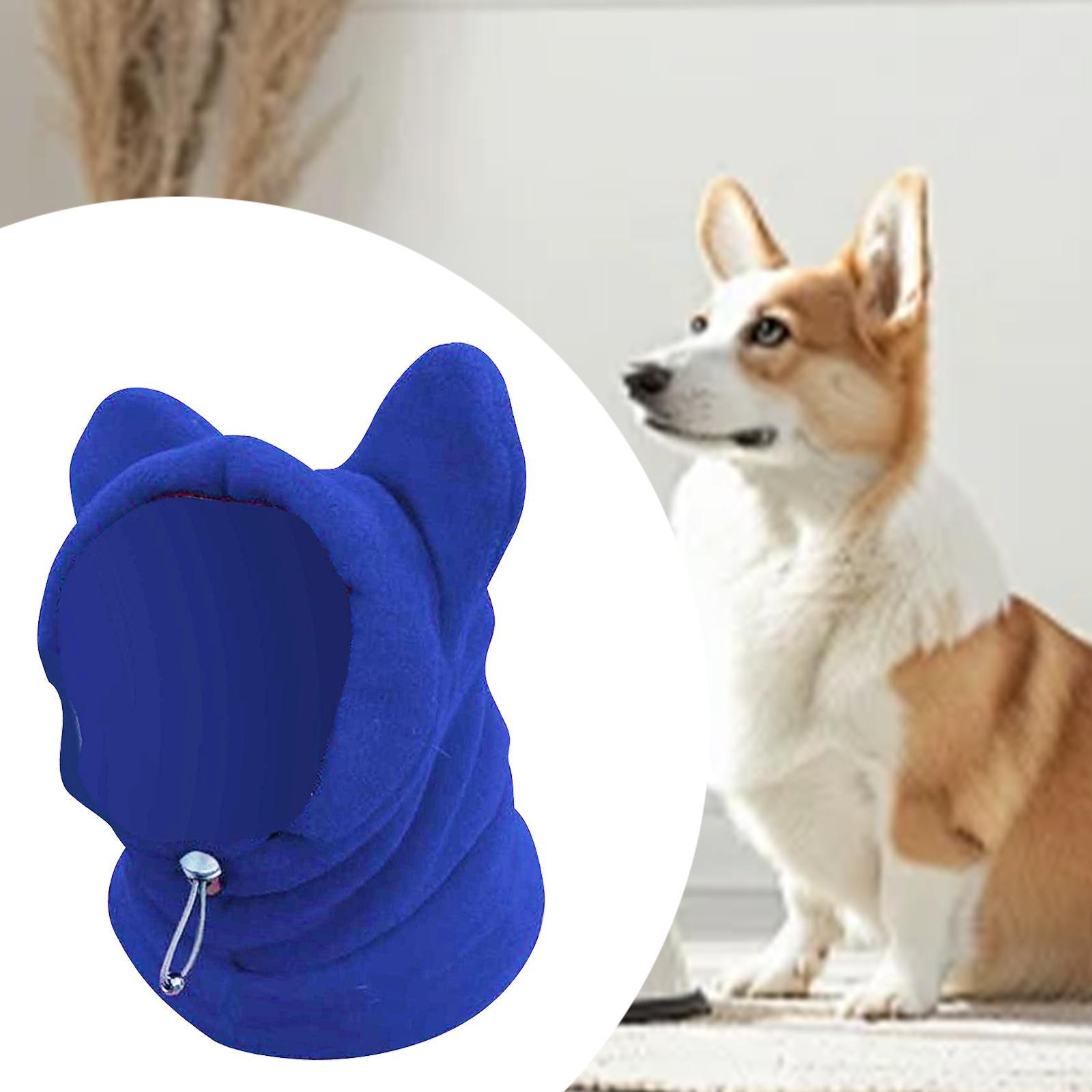 

Зимняя шапка и шарф для собаки, зимний капюшон для питомца, регулируемая защита ушей для кошки, котенка, собаки среднего и крупного размера, щенка, для кемпинга M