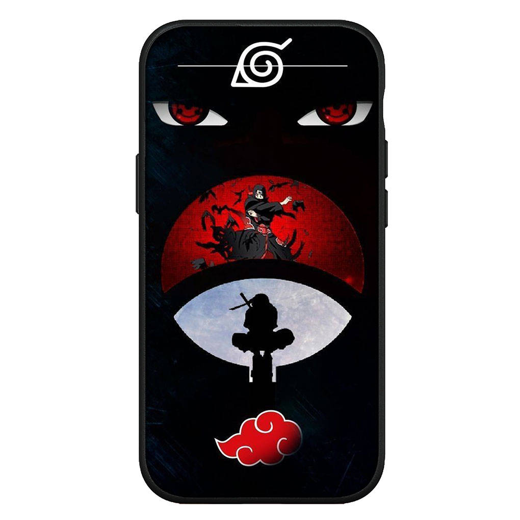 For iPhone 16 15 Xiaomi Redmi Note 14 13 12 11 Pro Max X 16e Samsung Galaxy S25 S24 S23 Moto OPPO Huawei Comics Naruto Itachi Uchiha Sasuke Phone Case