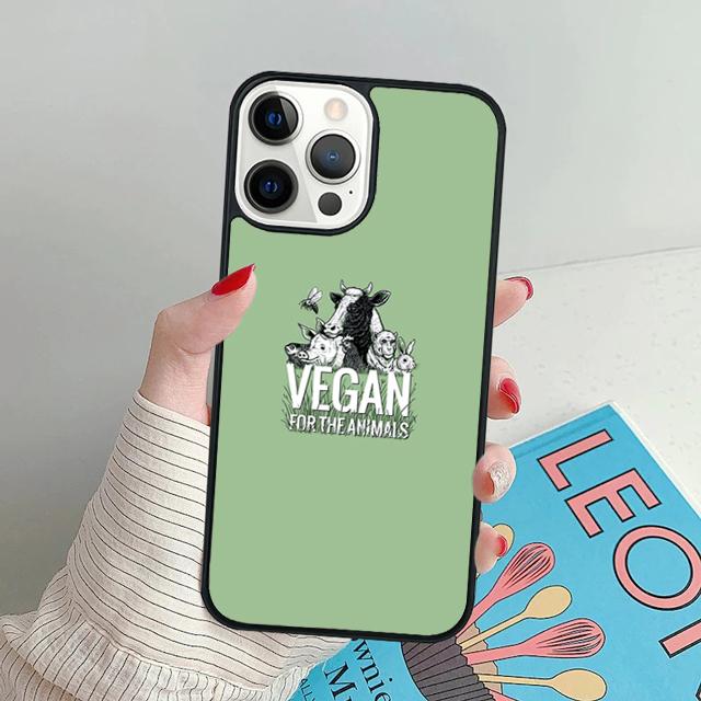 Vegan Friends Not Food Phone Case Cover For iPhone 17 Air 16 15 14 Plus Apple 16 11 12 13 Pro Max Coque