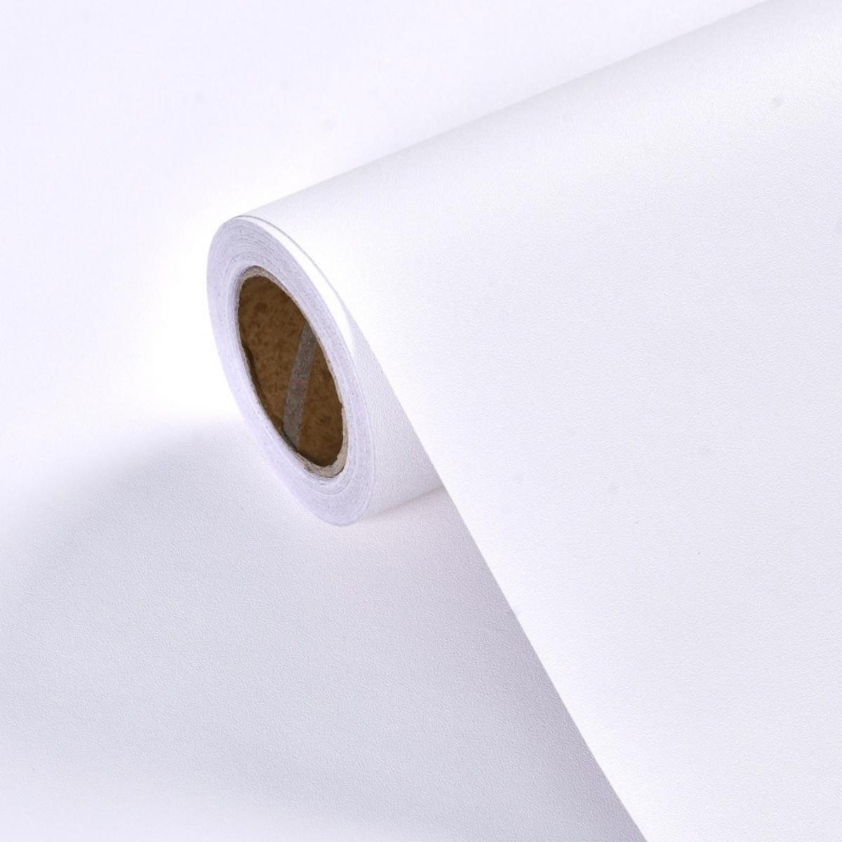 

55Cm Width Matte Wall Cover Black Waterpoof Vinyl Self-Adhesive Decals For Wall Furniture Livingroom Contact Paper Home Decor 40x100CM
