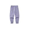Anta Contrast Buttoned Cuff Woven Sports Pants Men Bottoms Purple 172221501-2