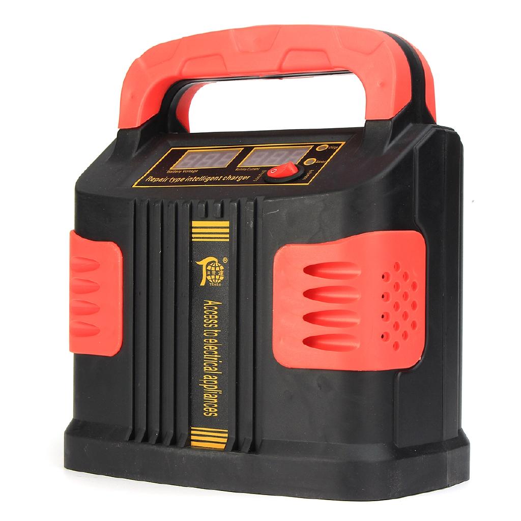 350W 200Ah Portable Electric Car Emergency Charger Booster Intelligent Pulse Repair Type ABS LCD 2 Modes Battery 24V