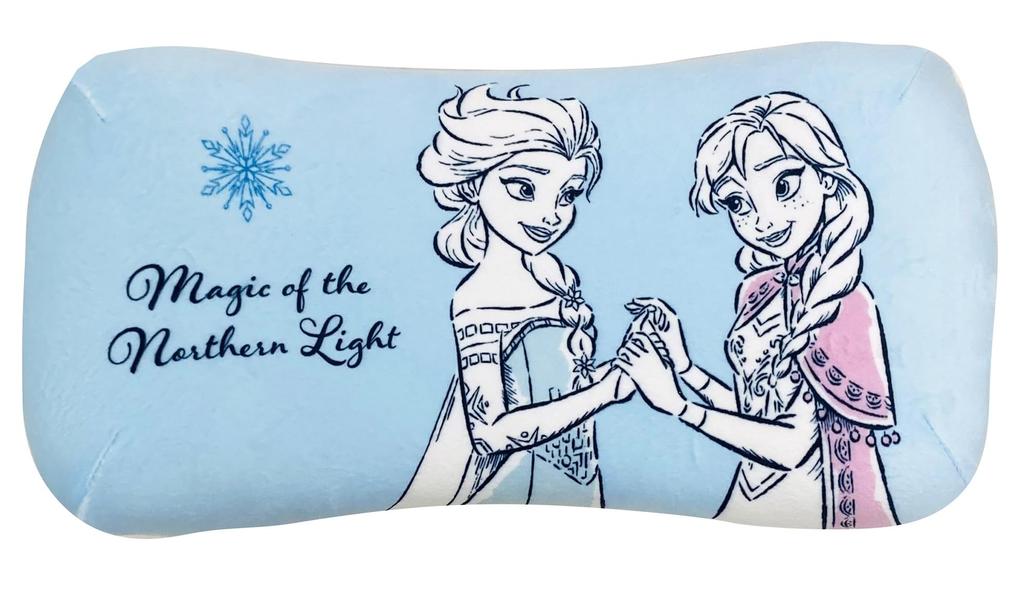 MORIPiLO Morishita Memory Foam Pillow Disney Frozen 15x31cm Waist Rest Back Support Stuffed Toy Cushion Disney Princess Character Goods Blue 4621335