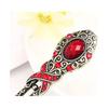 Classic Imitation Bronze Hairpin, Single Hair Stick, Suitable for Casual Wear and Kimonos, Hair Accessory Decorated with Turquoise and Rhinestones