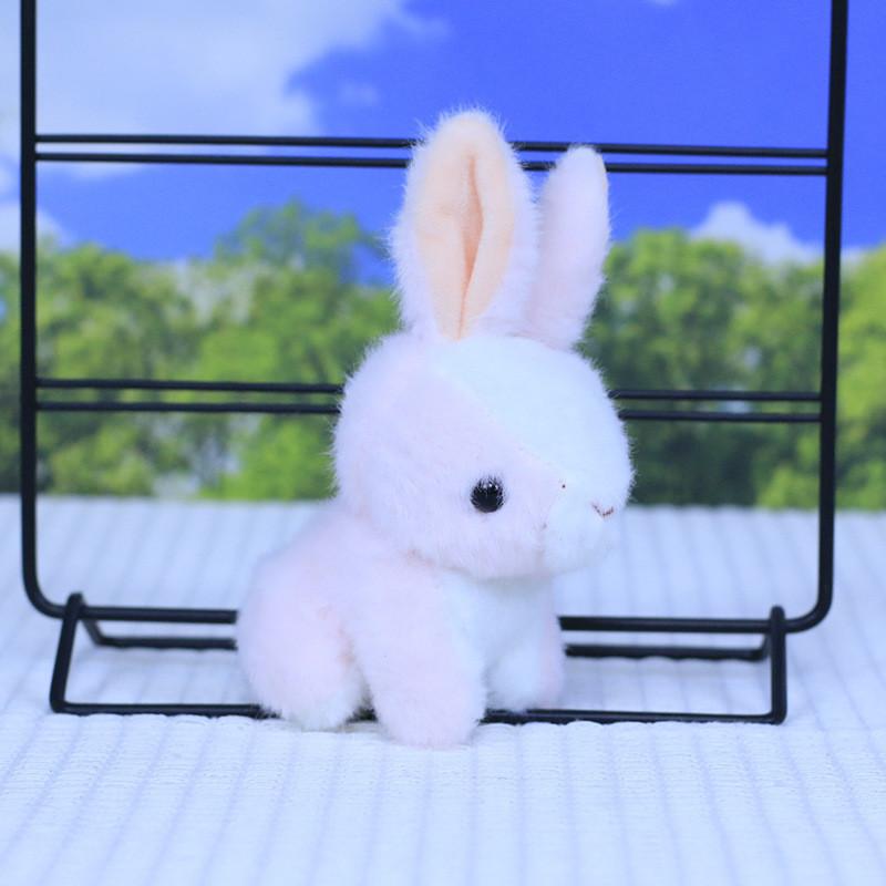 Adorable Plush Bunny Toy Cute Rabbit Keychain Small Stuffed Animal Gift Wholesale