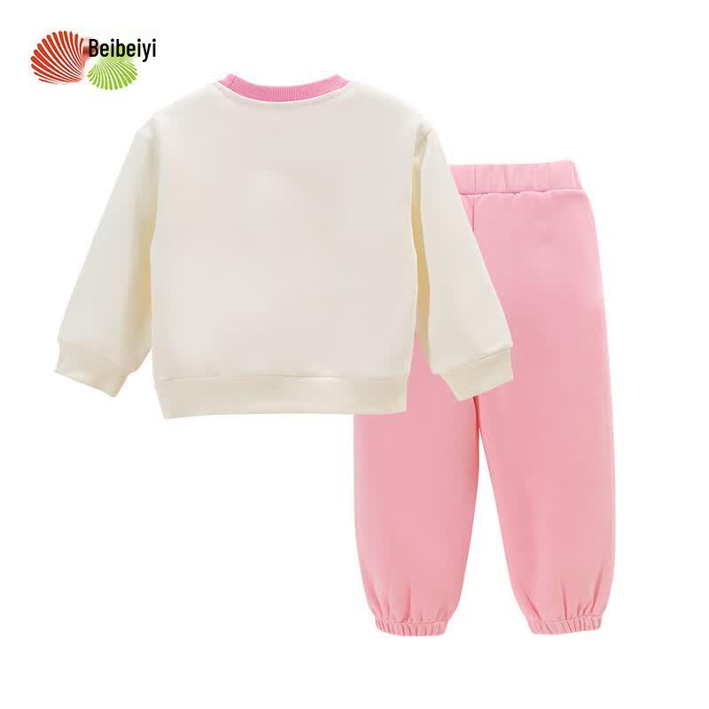 Beibeiyi Girls' Spring/Autumn Casual Sweatshirt Set