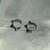Cool ~ Y2g European and American Culture Titanium Steel Non-Punching Fake Labret Punk Hole-Free Perforation-Free Non-Piercing Lip Ring