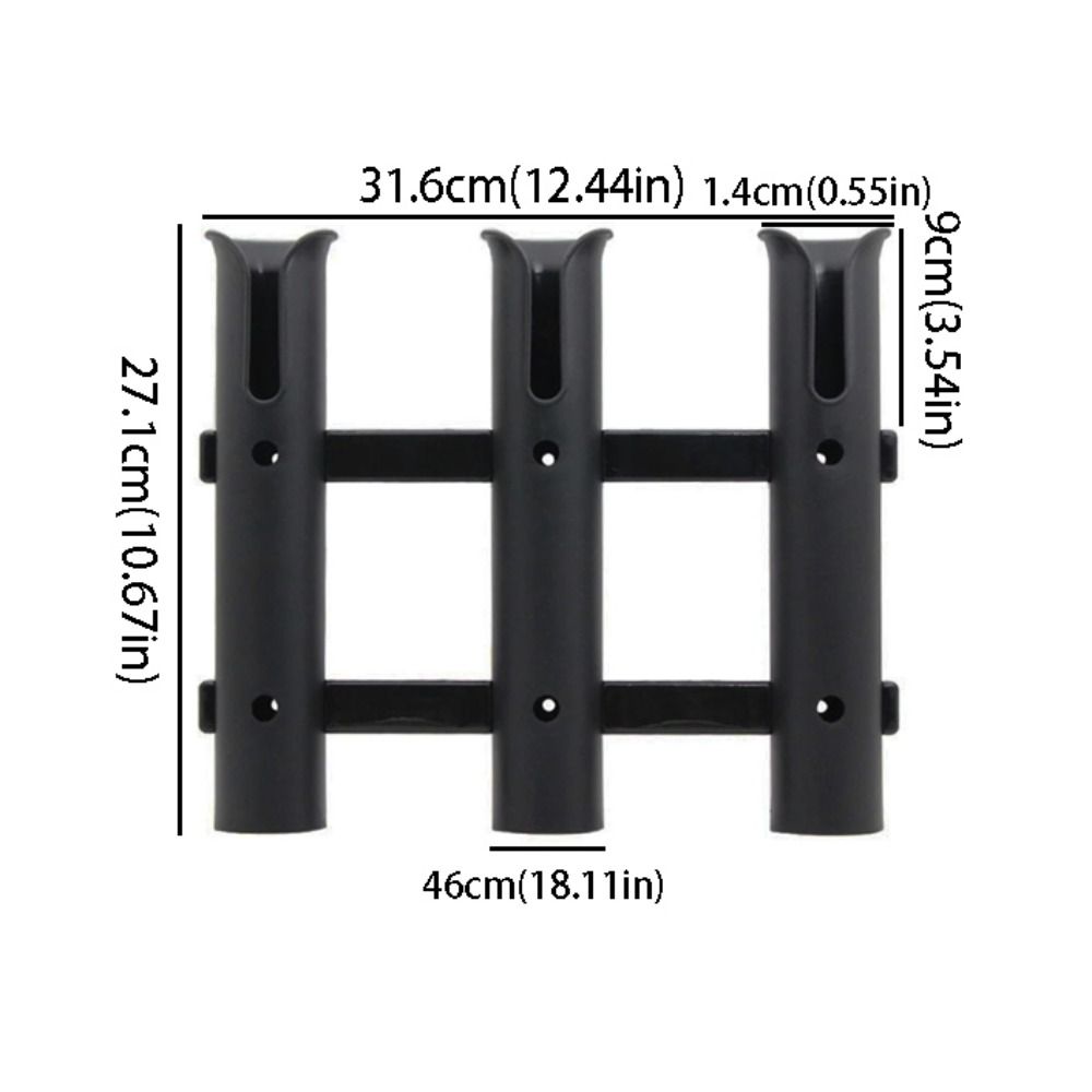ABS Material Fishing Rod Racks Saltwater Proof Fishing Rod Stand Rod Barrel  Kayak Fishing