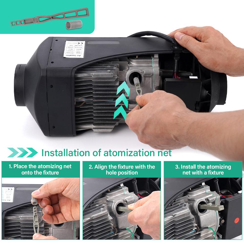 Car Air Diesel Gasket Ceramic Glow Plug Kit 5KW Chinese Diesel Parking Heater Maintenance Tool Kit Burner Gasket Set