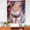 kawaii Japanesestyle Lolita cute girl tapestry wall hanging game Japanese cute girl room decoration tapestry wall hanging