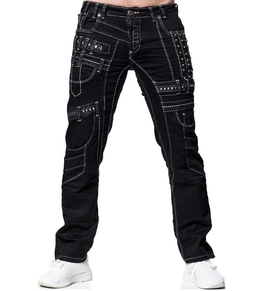 

Модные джинсы Kosmo Lupo Jeans K-8004 черные